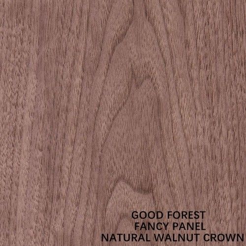 Fancy Plywood Of Natural Walnut Crown Grain Wood Veneer