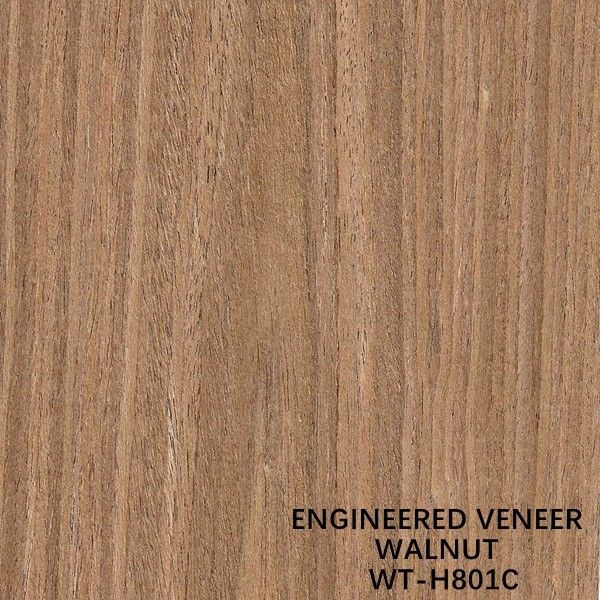 Reconstituted Walnut Wood Veneer Flat Cut Crown Grain For Doors And Windows 0.15-0.55mm Thickness