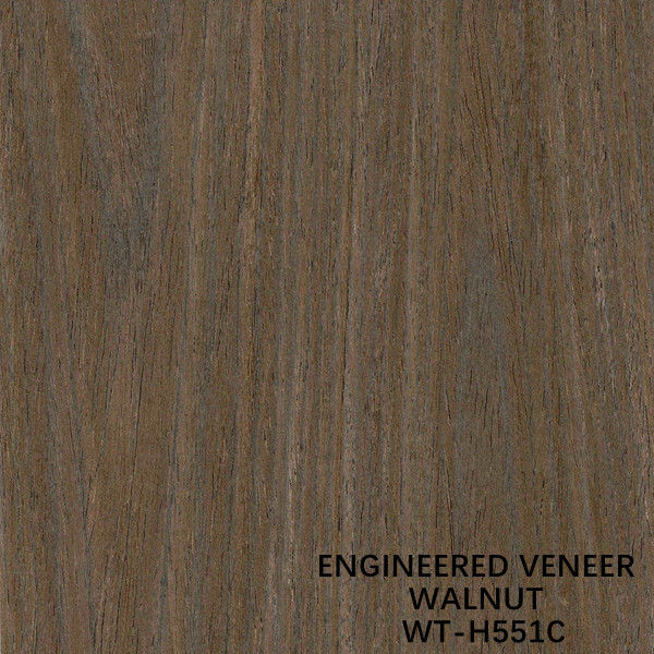 Natural Walnut Wood Veneer Flat Cut Colored Grain Joint To 640/1280mm Width For Fancy Plywood