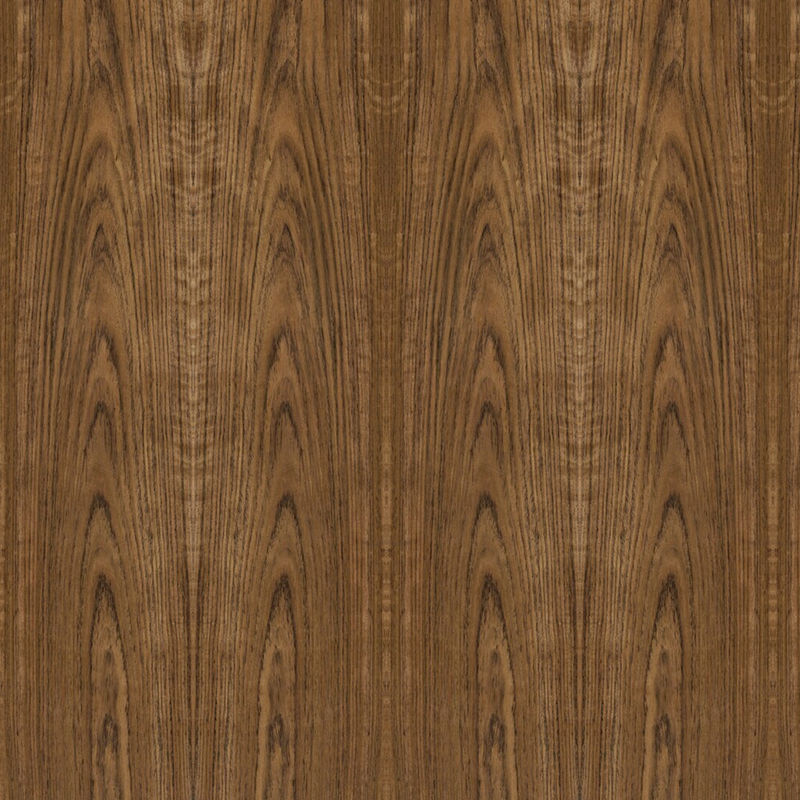 Natural African Teak Wood Veneer Fancy Plywood Board Crown Grain For Furniture And Cabinet Panels