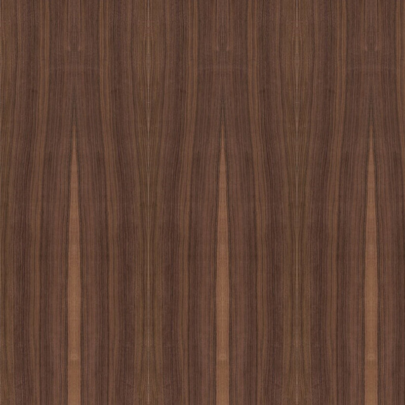 Fancy Walnut Plywood Quarter Grain  Standard Size 2440*1220 Carb P1 / P2 Certification For Door And Cabinet Factory