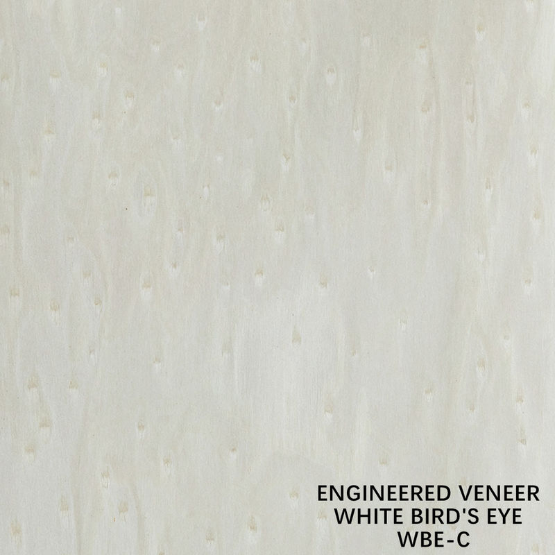 Irregular Texture Wood Veneer Burl And Root White Bird Eye 2500-3100 Mm Indoor