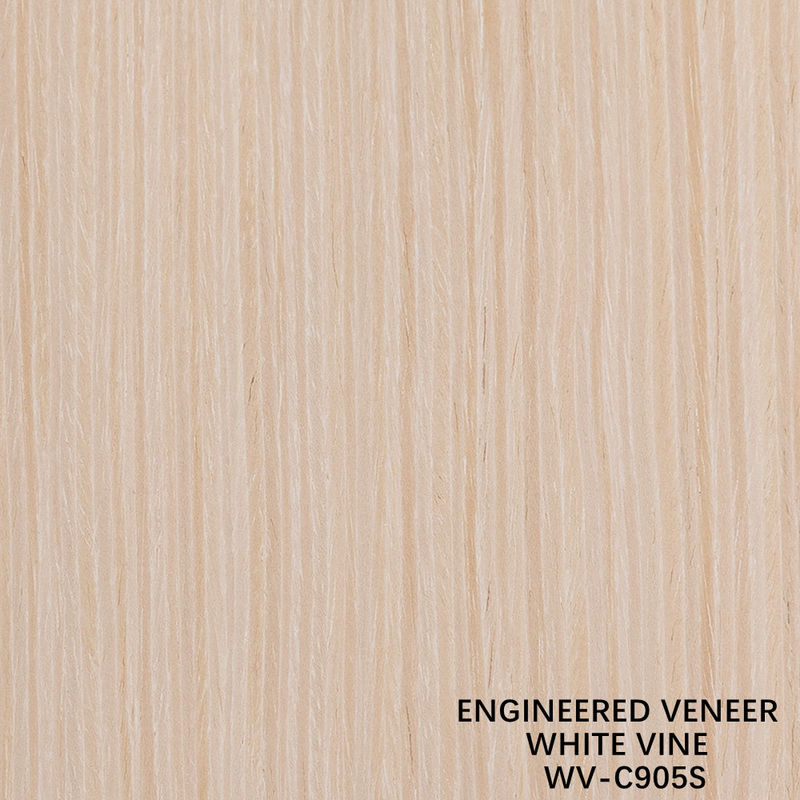 Reconstituted Decorative Engineered Wood Sheets Veneer White Vine 905S 0.5mm