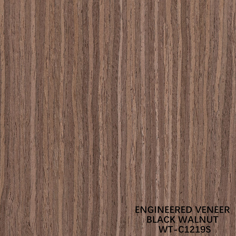 3100mm Lengthened Size Walnut Wood Veneer Quarter Cut Straight Grain For Door Skin