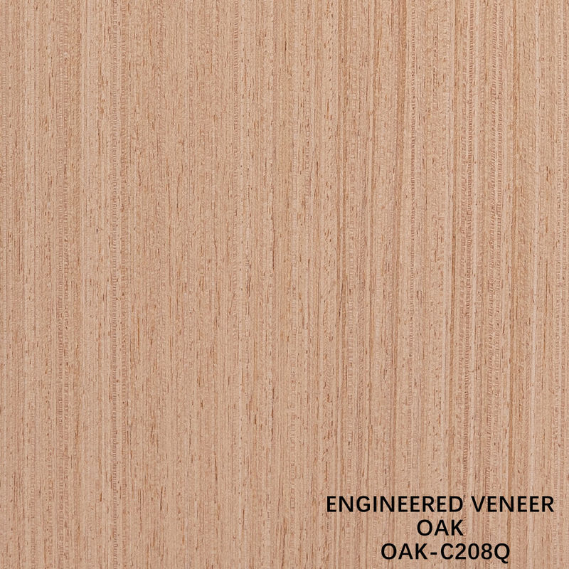 American Oak Engineered Wood Veneer Quarter Slice Cut 0.5mm Thinckness For Door And Cabinet Face