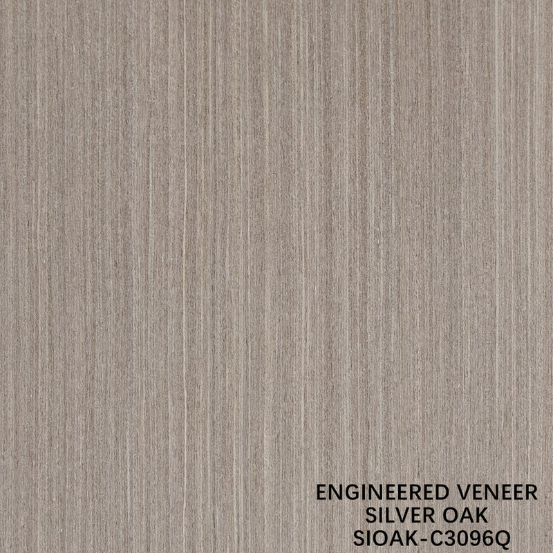 Fancy Recomposed Wood Veneer Of Silver Pear Slice Cut Technics For Straight Grain Width 1280mm Splicing For Door Skin