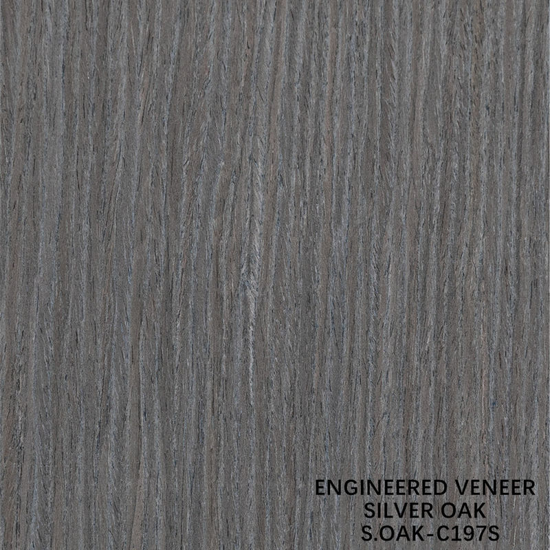 Fancy Engineered Wood Veneer Of Silver Oak Quarter Cut For Door And Cabinet Face Lengthened Size 3100mm SOAK-197S/495Q/1326S/1579S/1640S