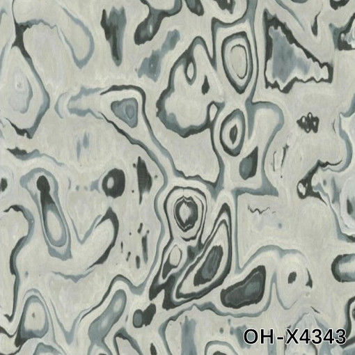 OH-X4343 Engineered Wood Veneer Of Ocean Heart Irregular Texture For Hotel Decoration