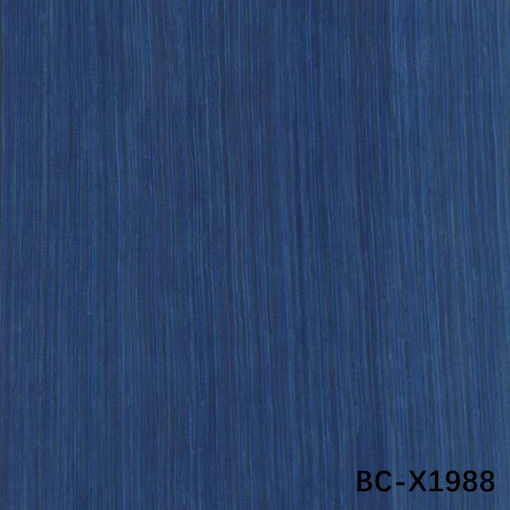 High-End Engineered Wood Veneer Bule Classic BC-X1988 Straight Grain Dyed Color For Hotel Decoration Sample Copy