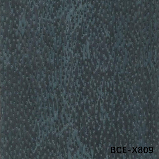 Blue Cat'S Eye engineered wood veneer X809 Specially  Ring Grain Customized 0.55mm thickness