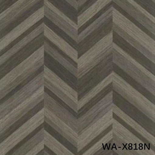 Arrow Grain Dark Color Engineered Wood Veneer 0.5mm-0.6mm Customized