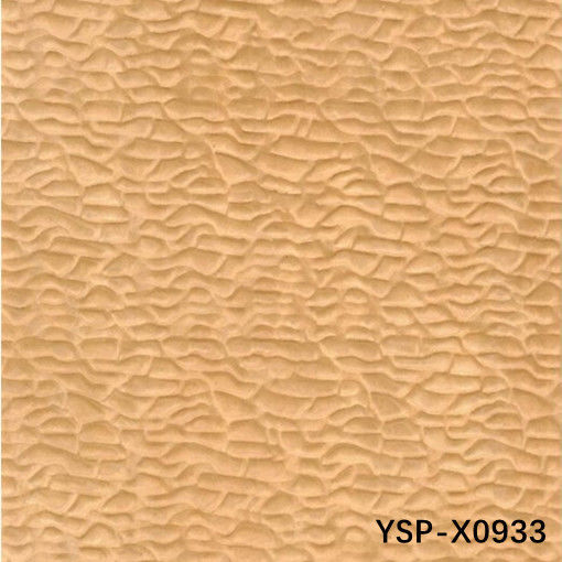 Yellow Camphor Sapele Pommele High End Wood Veneer Unusual For Hotel Decoration