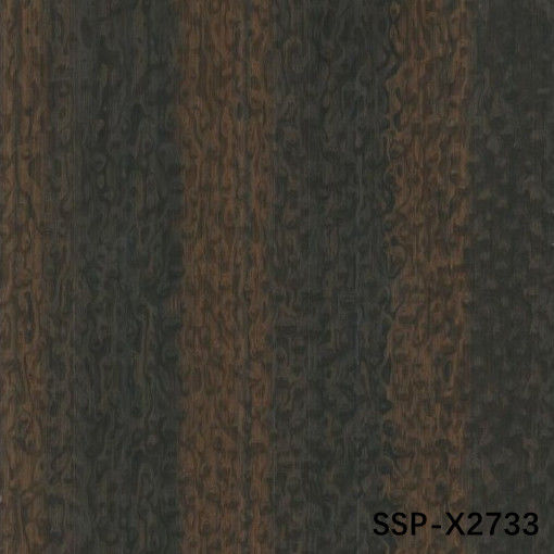 Smoking Sapele Pommele Engineered Wood Veneer 2500-3100 mm Lengthened Size X2733 Italy Design