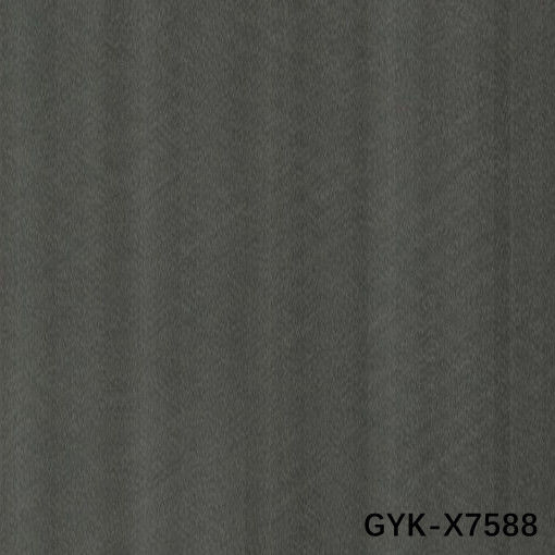 Dark Grey Doors And Windows High End Wood Veneer 2050-3100mm Fleeced Back