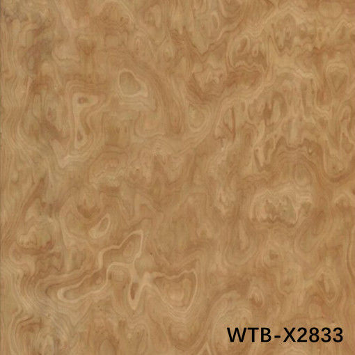 Recomposed Wood Veneer Walnut Burl WTB-X2833 Thickness 0.45mm Customized For Hotel Decoration