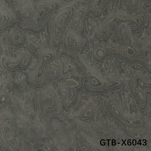 Simulation Wood Veneer Of Grey Tree Burl GTB-X6043 Lengthened Size 2850mm Fleeced Back For Hotel Wall Panel