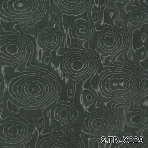 Man Made Wood Veneer Of Silver Tree Ring S.TR-X229 Standard Size 2500*640mm Indoor Decorative Board For Fancy Plywood