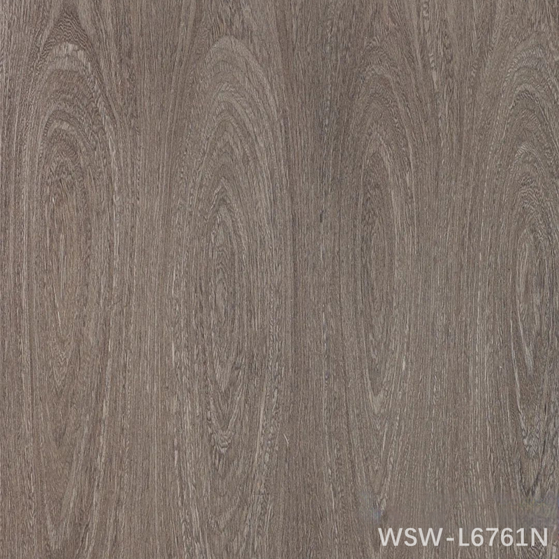 New Design Of Recon Wood Veneer Wenge WSW-L6761N Customizable 0.15-0.55mm Thickness For Interior Door Face