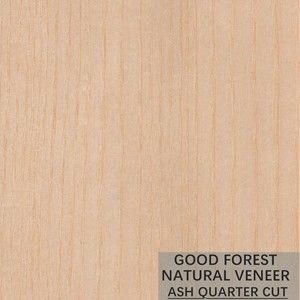 Natural ASH Wood Veneer Sheets Special Grain Customized For Doors