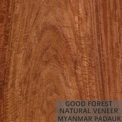 Specially Myanmar Bubinga Red Wood Veneer Natural Irregular Texture
