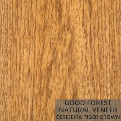 Cerejeira Wenge Natural Wood Veneer Grain Specially For Hotel Decoration