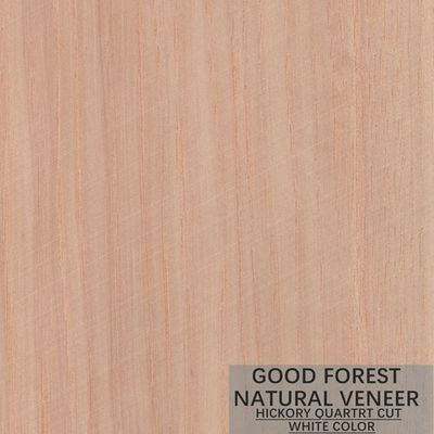 Natural Hickory Wood Veneer Double Color Popular Cabinet Wood Veneer FSC