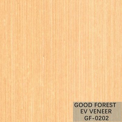 Cabinet Engineered Anigre Wood Veneer Yellow 0.15-0.55mm Slice Cut Natural