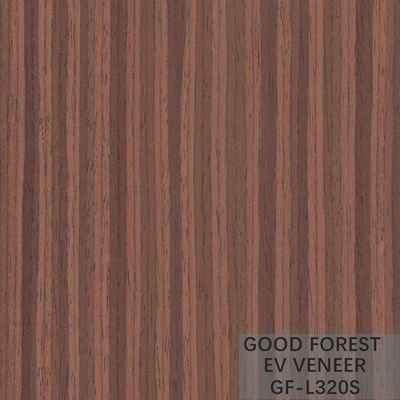 Santos Rose Engineered Wood Veneer Straight Grain Customized Service