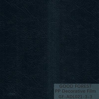 Decorative Black Polypropylene Film Degradable Naural Dermatoglyph