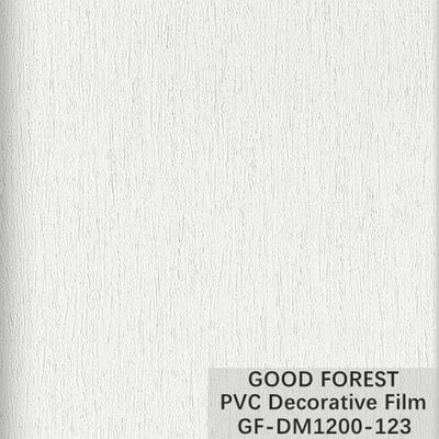 Decorative PVC Film For Furniture Cloth Grain Type Good Flowability