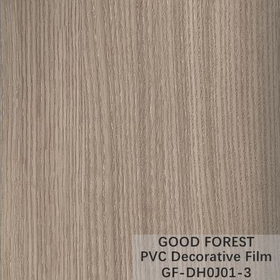 Traffic PVC Decorative Film 0.25 - 0.60mm Thickness Wooden Grain