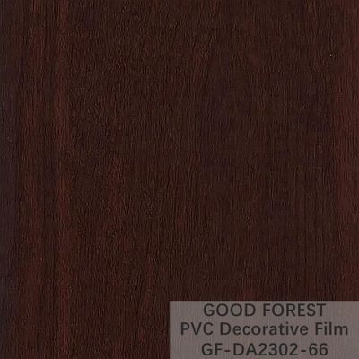Wooden Grain Dark Wood Film Decorative 0.25mm - 0.60mm Thickness
