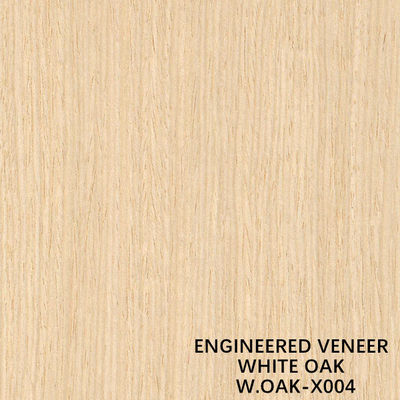 Man Made Reconstituted Composite White Oak Wood Veneer X004 0.15-0.6mm For Plywood