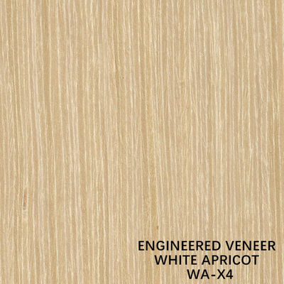 Decoration Faux Apricot Wood Veneer X4 Good Price From China Factory Straight Grain Of Yellow Color Customized Service