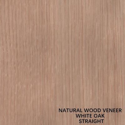 American Natural Oak Wood Veneer Quarter Cut / Straight Grain AAA Grade Thickness 0.5-0.55mm For Cabinet Face China