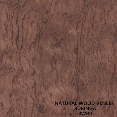 Furniture / Musical Instruments Africa Natural Bubinga Wood Veneer Swirl Grain 0.5mm
