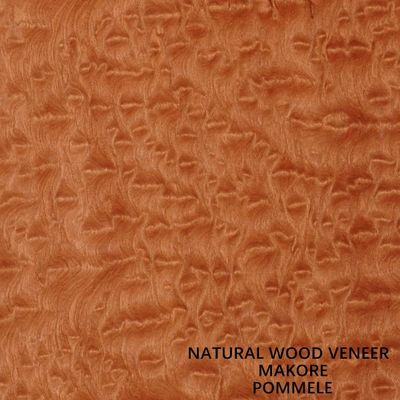 Africa Natural Makore Wood Veneer Cherry Mahogany For Hotel Decoration And Furniture