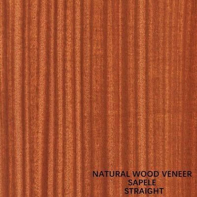 Quarter Cut Straight Africa Natural Sapele Wood Veneer For Faces And Parquet Flooring