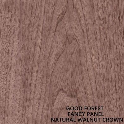 Fancy Plywood Of Natural Walnut Crown Grain Wood Veneer