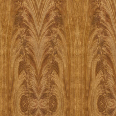 Hotel Decoration Specially Cerejeira Wood Veneer Crotch Grain 2440 / 2745mm