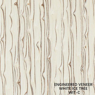 Simulation Wood White Ice Tree Veneer 3100mm Indoor Decorative Board