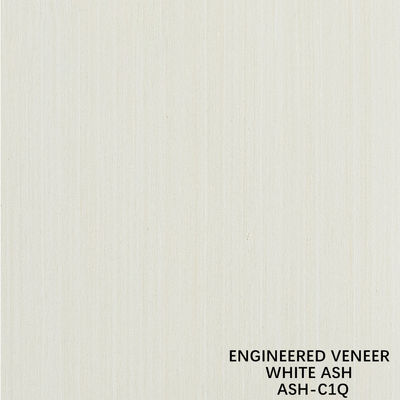 Fancy Recomposed Wood Veneer White Ash 1Q Straight Grain Quarter Cut
