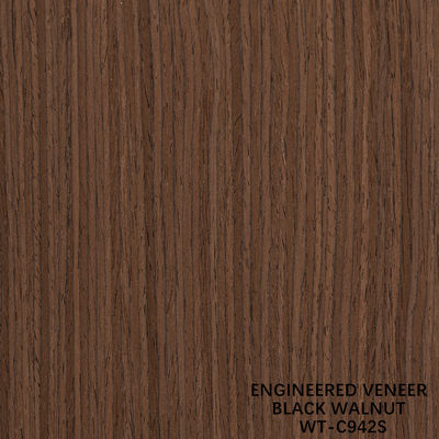 Engineered Walnut Wood Veneer Quarter Cut Vertical Grain 942s/943s For Interior Doors