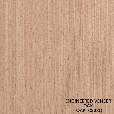 American Oak Engineered Wood Veneer Quarter Slice Cut 0.5mm Thinckness For Door And Cabinet Face