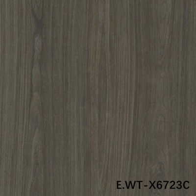High-End Engineered Wood Veneer European Walnut E.WT-X6723C Crown Dark Brown for Hotel Decoration China OEM Factory