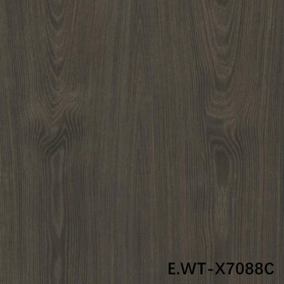 High-End Engineered Wood Veneer European Walnut E.WT-X7088C Crown Cut Three Flowers for Door Decoration
