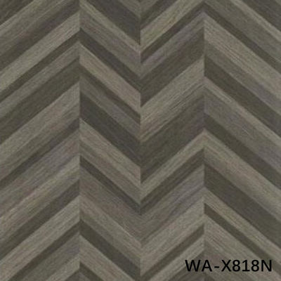 Arrow Grain Dark Color Engineered Wood Veneer 0.5mm-0.6mm Customized