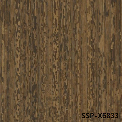 Smoking Sapele Pommele Engineered Oak Veneer Thickness 0.18-0.6mm For Wall Panel