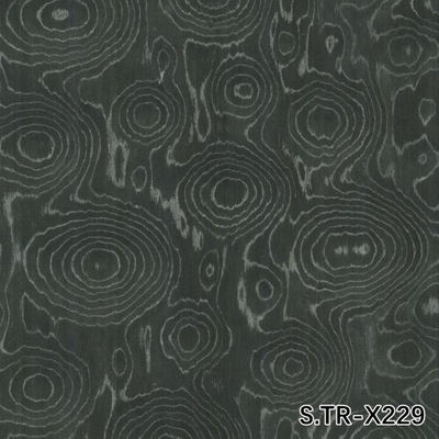 Man Made Wood Veneer Of Silver Tree Ring S.TR-X229 Standard Size 2500*640mm Indoor Decorative Board For Fancy Plywood