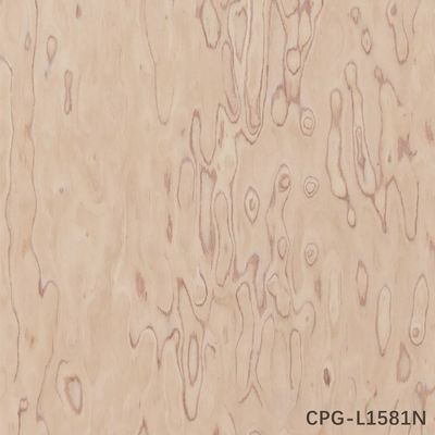 New Design Customized Engineered Wood Veneer Cypress Burl CPG-L1581N Length 2500-3100mm Fancy Panel Sheet